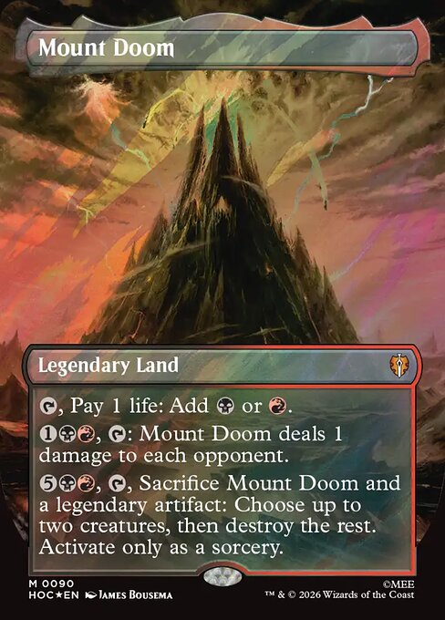 Mount Doom - The Hobbit Commander