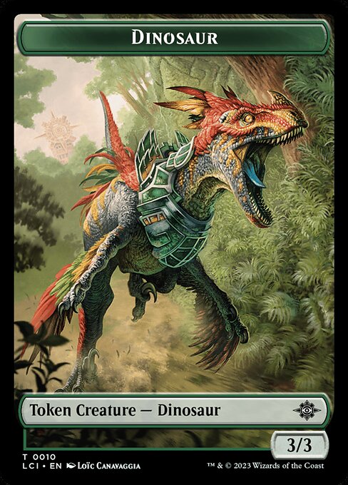 Dinosaur - The Lost Caverns of Ixalan Tokens