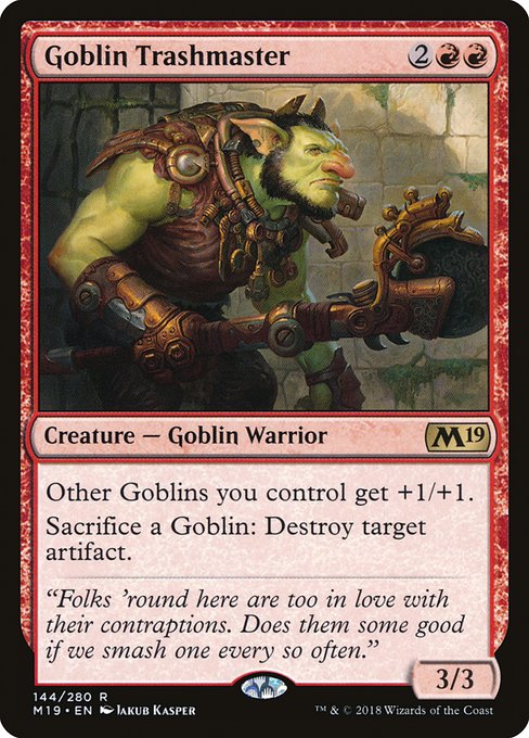 Goblin Trashmaster - Core Set 2019