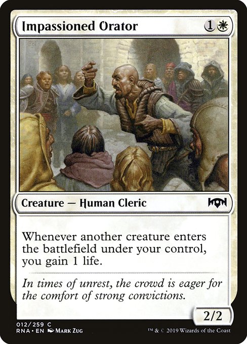 Impassioned Orator - Ravnica Allegiance