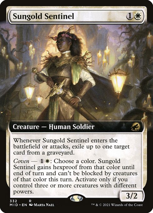 Sungold Sentinel - Innistrad: Midnight Hunt - Extended Art