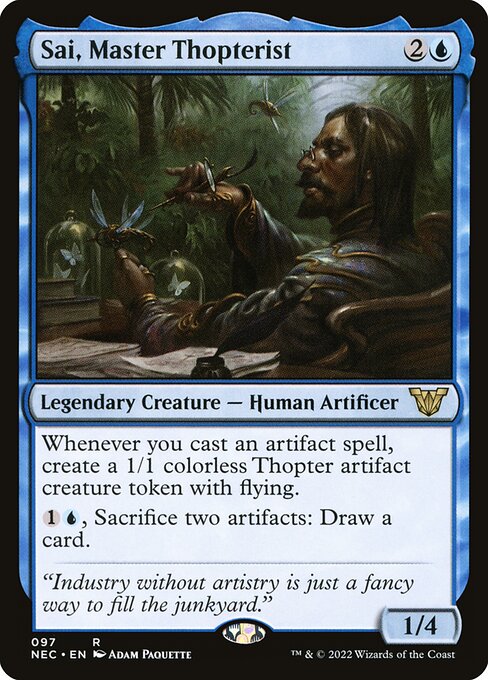 Sai, Master Thopterist - Neon Dynasty Commander