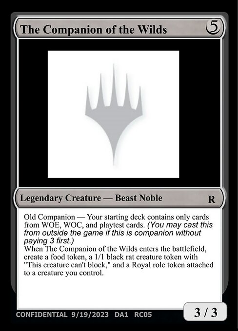 The Companion of the Wilds - Unknown Event