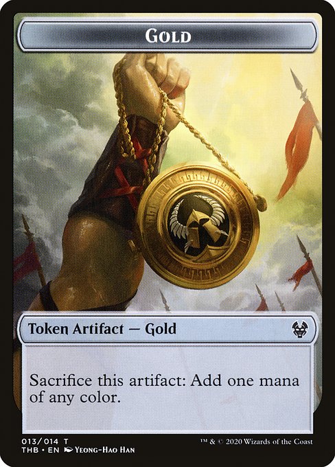 Gold - Theros Beyond Death Tokens