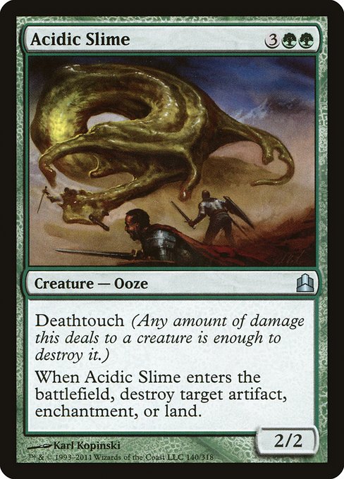 Acidic Slime - Commander 2011