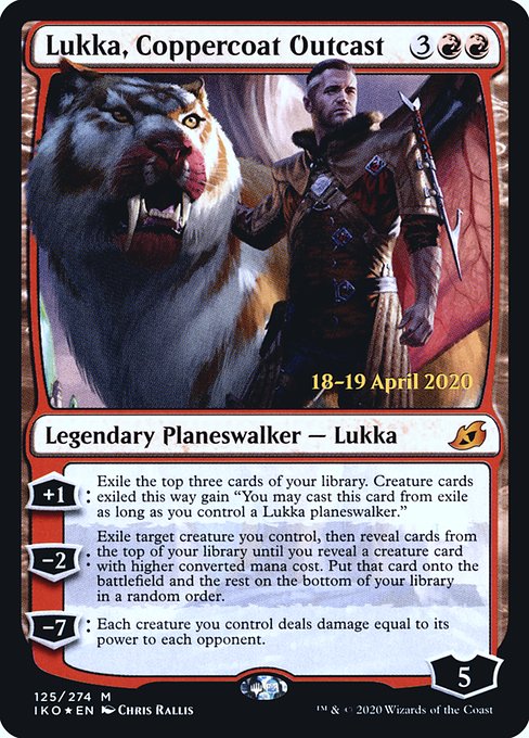 Lukka, Coppercoat Outcast - Ikoria: Lair of Behemoths Promos