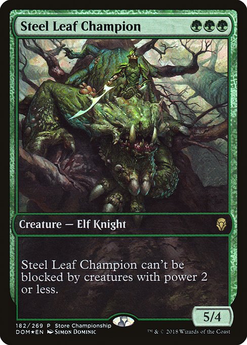 Steel Leaf Champion - Dominaria Promos - Promo Foil