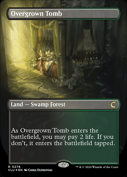 Overgrown Tomb - Ravnica: Clue Edition - Promo Foil