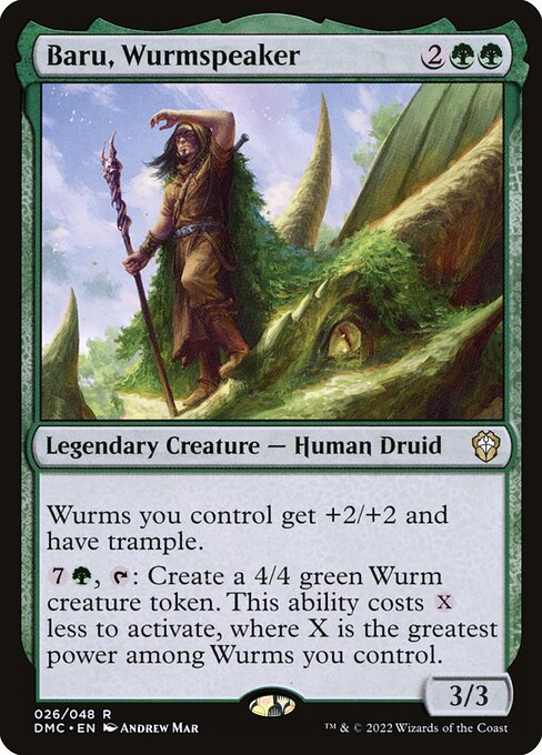 Baru, Wurmspeaker - Dominaria United Commander