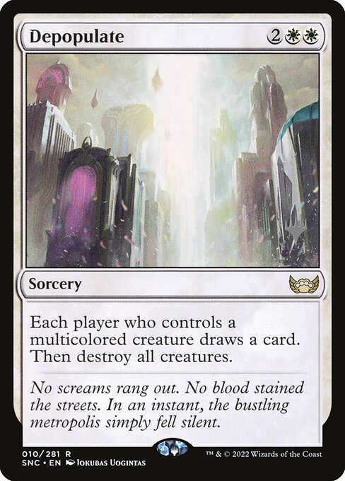 Depopulate - Streets of New Capenna Promos