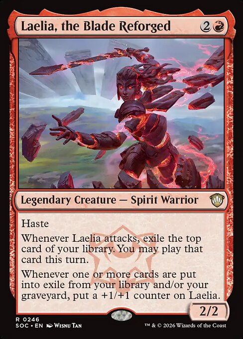 Laelia, the Blade Reforged - Secrets of Strixhaven Commander