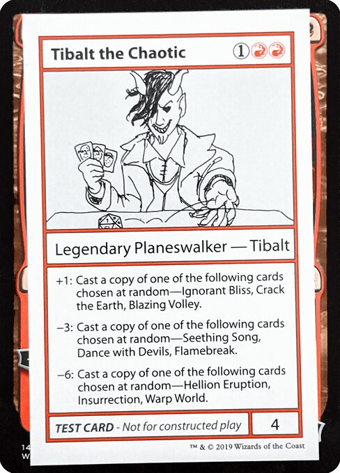 Tibalt the Chaotic - Mystery Booster Playtest Cards 2021