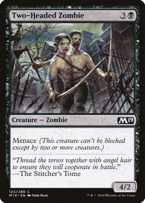 Two-Headed Zombie - Core Set 2019