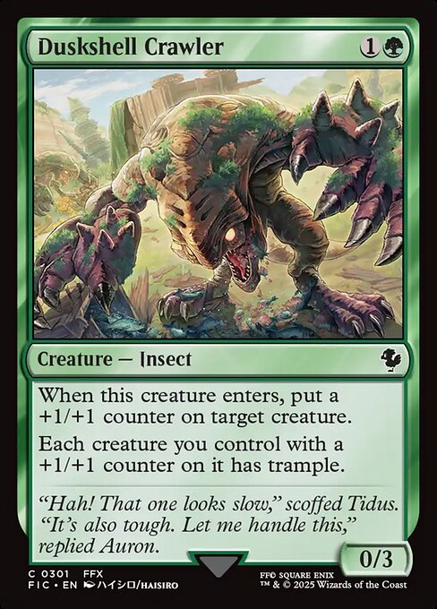 Duskshell Crawler - Final Fantasy Commander - Surge Foil
