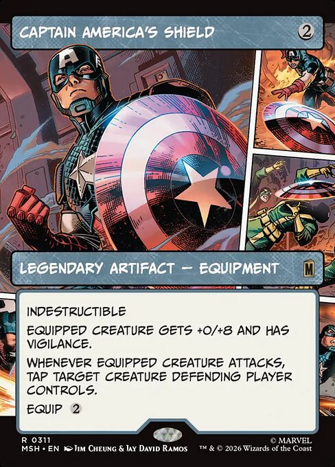 Captain America's Shield - Marvel Super Heroes - Showcase