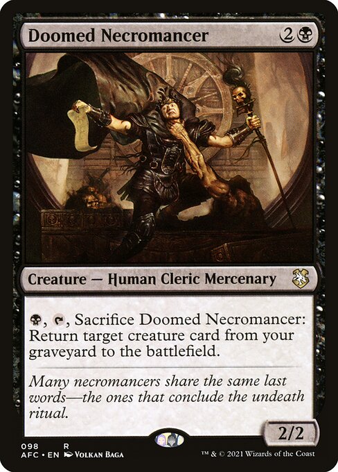 Doomed Necromancer - Forgotten Realms Commander