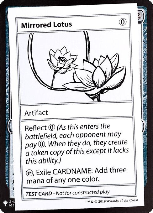 Mirrored Lotus - Mystery Booster Playtest Cards 2019