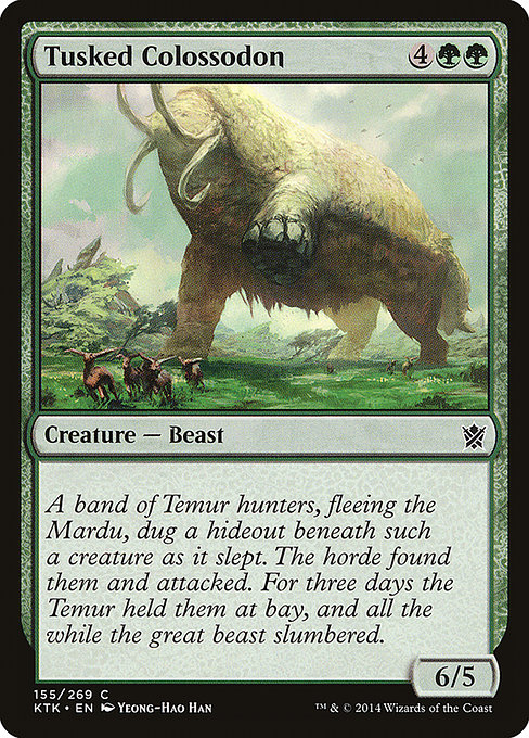 Tusked Colossodon - Khans of Tarkir