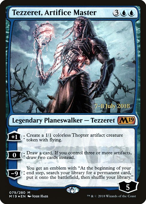 Tezzeret, Artifice Master - Core Set 2019 Promos