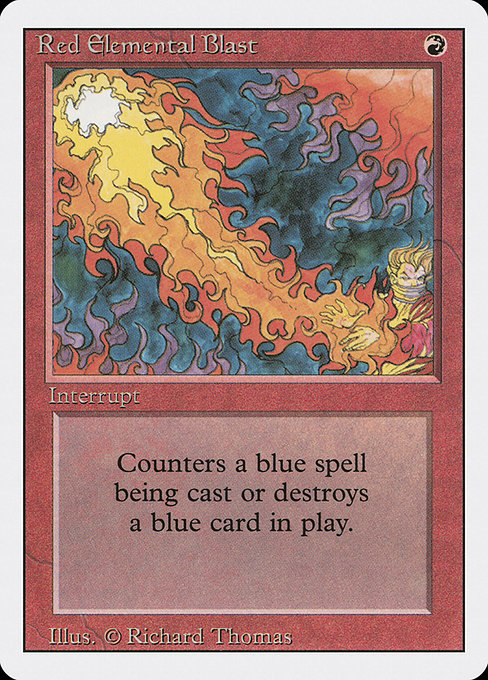 Red Elemental Blast - Revised Edition