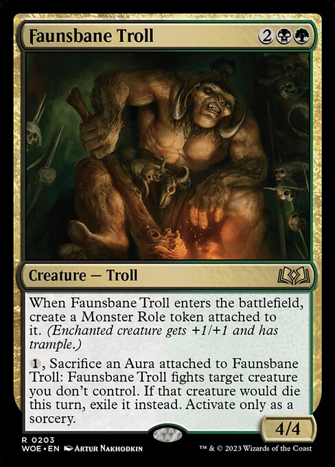 Faunsbane Troll - Wilds of Eldraine