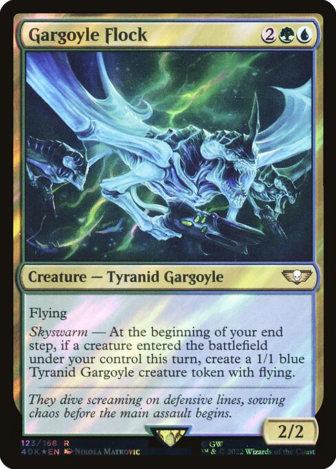 Gargoyle Flock - Warhammer 40,000 Commander - Surge Foil