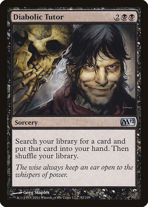 Diabolic Tutor - Magic 2012