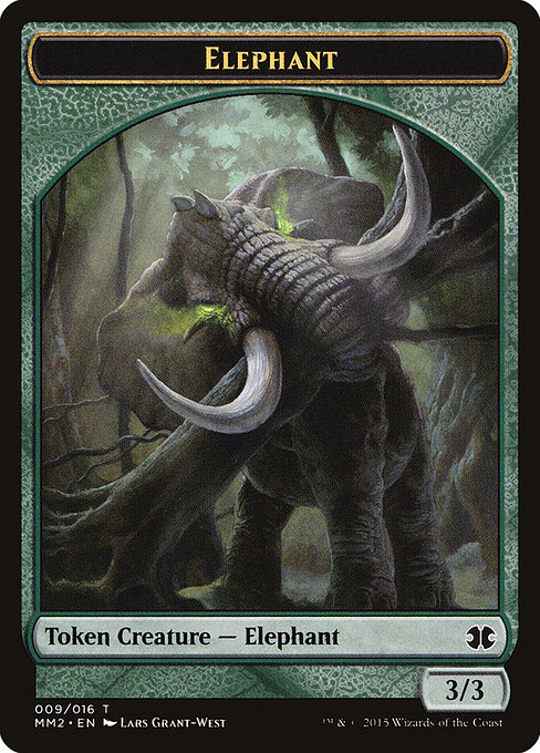 Elephant - Modern Masters 2015 Tokens