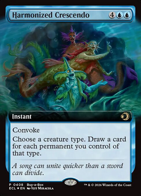 Harmonized Crescendo - Lorwyn Eclipsed - Extended Art