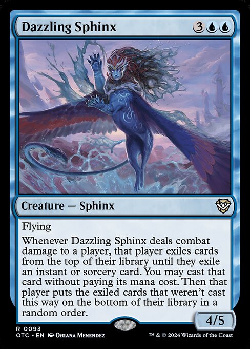 Dazzling Sphinx - Outlaws of Thunder Junction Commander