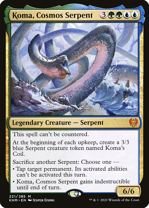 Koma, Cosmos Serpent - Kaldheim