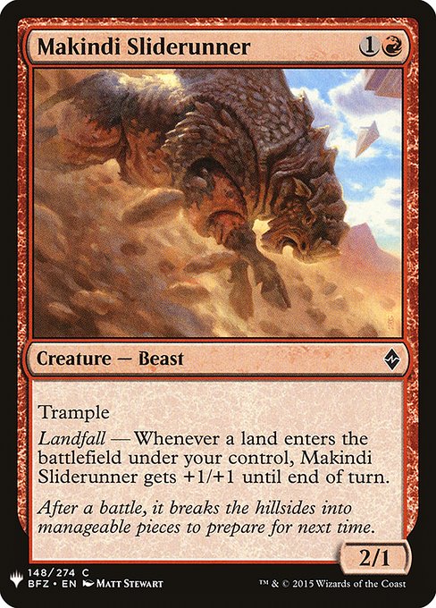 Makindi Sliderunner - The List