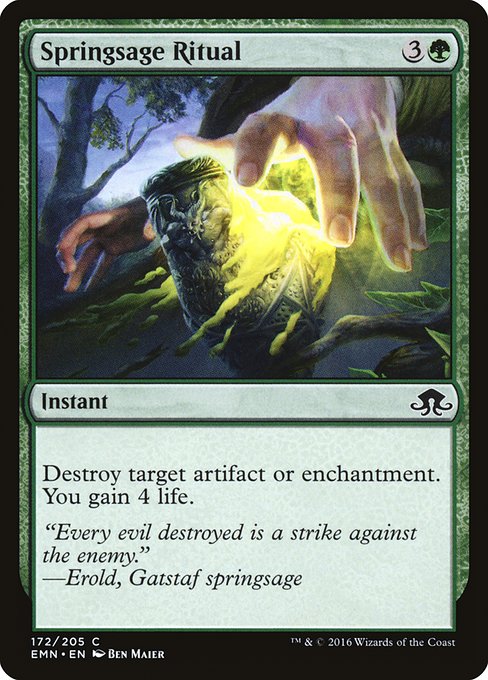 Springsage Ritual - Eldritch Moon