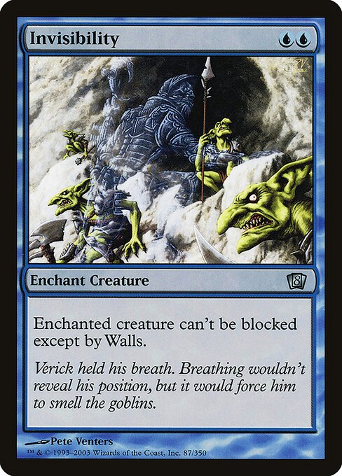 Invisibility - Eighth Edition - Promo Foil