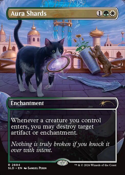 Aura Shards - Secret Lair Drop - Borderless