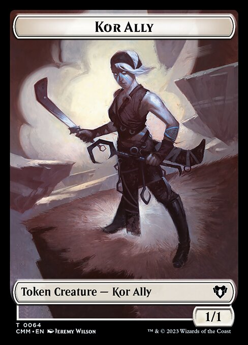 Kor Ally - Commander Masters Tokens