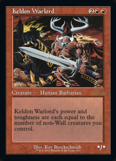 Keldon Warlord - 30th Anniversary Edition - Retro