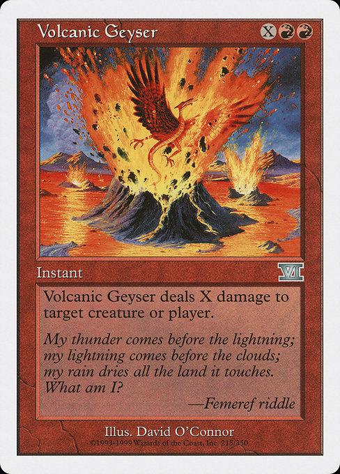 Volcanic Geyser - Classic Sixth Edition