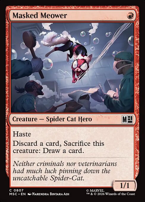 Masked Meower - Marvel Super Heroes Commander