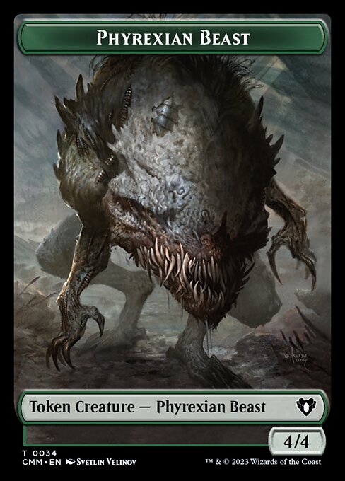 Phyrexian Beast - Commander Masters Tokens