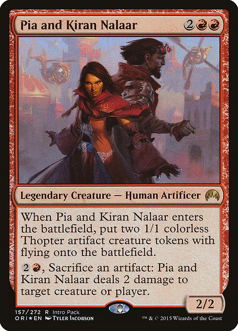 Pia and Kiran Nalaar - Magic Origins Promos - Promo Foil