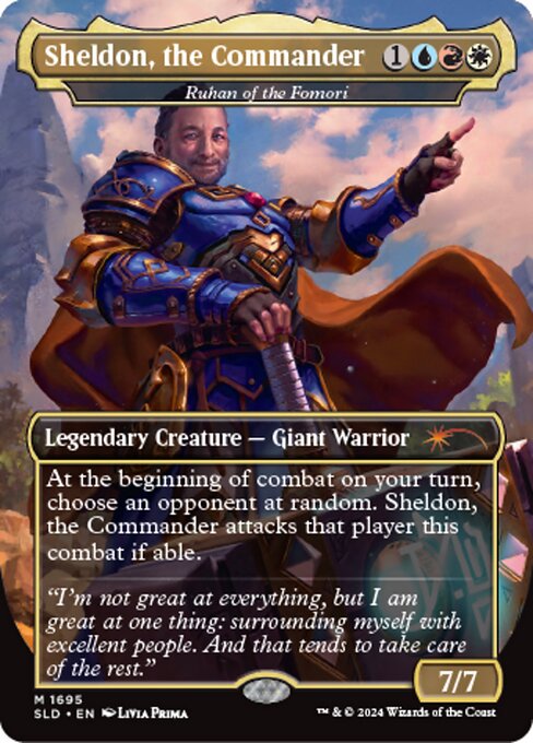 Sheldon, the Commander (Ruhan of the Fomori) - Secret Lair Drop