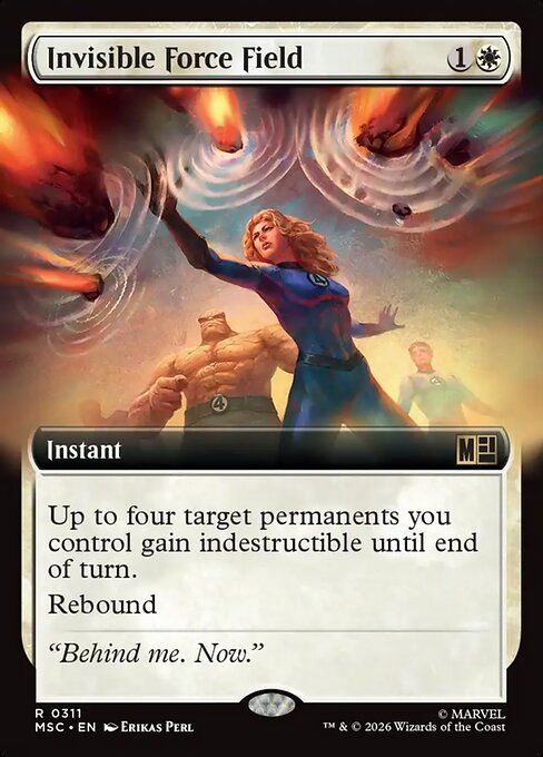Invisible Force Field - Marvel Super Heroes Commander - Extended Art