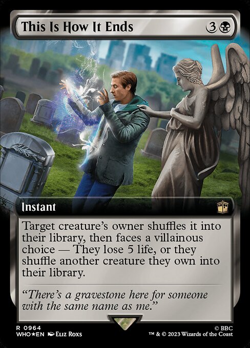 This Is How It Ends - Doctor Who - Surge Foil, Extended Art