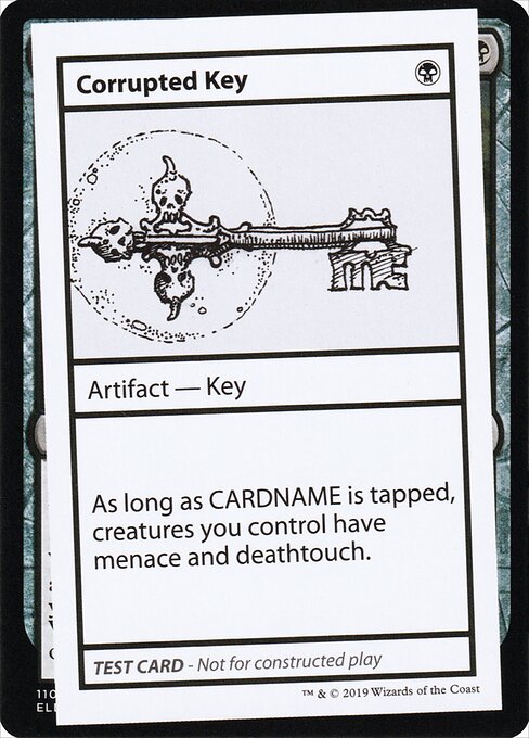 Corrupted Key - Mystery Booster Playtest Cards 2021