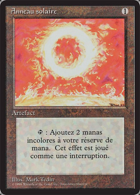 Anneau solaire (Sol Ring) - Foreign Black Border