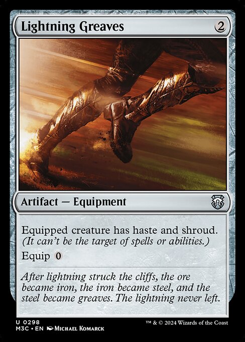 Lightning Greaves - Modern Horizons 3 Commander