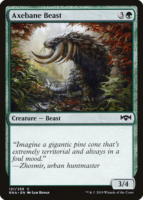 Axebane Beast - Ravnica Allegiance
