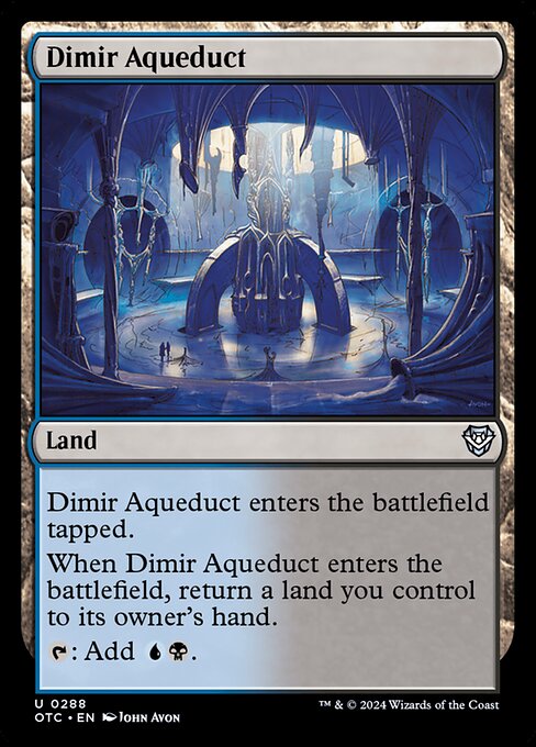 Dimir Aqueduct - Outlaws of Thunder Junction Commander