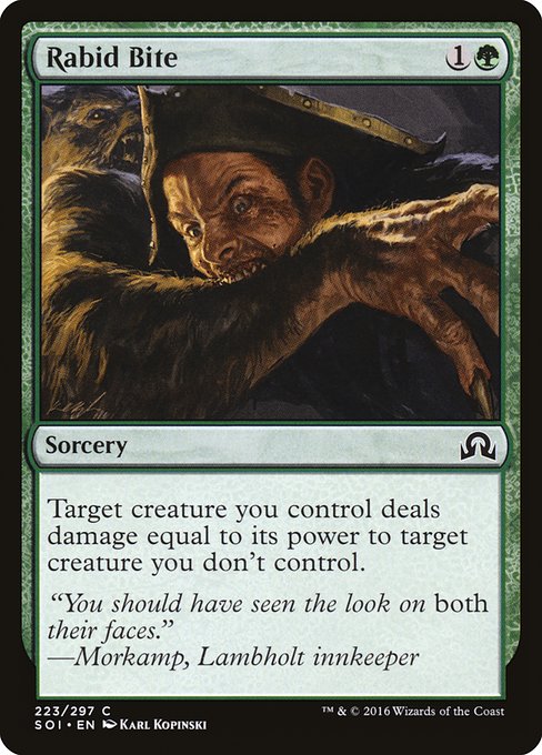 Rabid Bite - Shadows over Innistrad